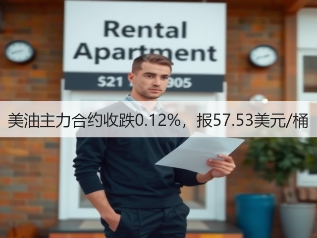 美油主力合约收跌0.12%，报57.53美元/桶(图1)
