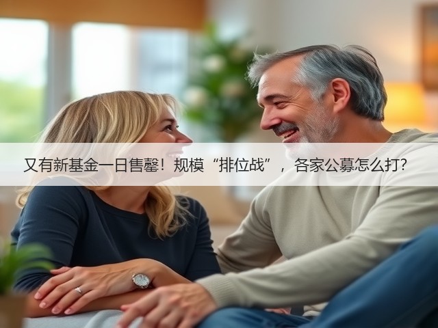 又有新基金一日售罄!规模“排位战”,各家公募怎么打?(图2) 又有新基金一日售罄!规模“排位战”,各家公募怎么打?(图2)