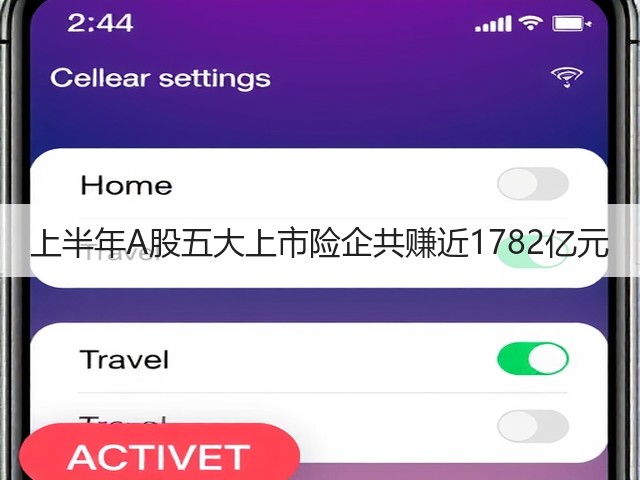 上半年A股五大上市险企共赚近1782亿元(图3) 上半年A股五大上市险企共赚近1782亿元(图3)
