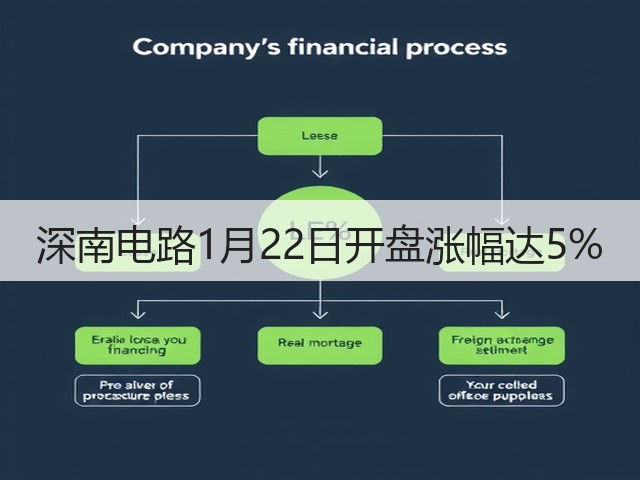 深南电路1月22日开盘涨幅达5%(图2)