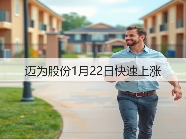 迈为股份1月22日快速上涨(图2) 迈为股份1月22日快速上涨(图2)