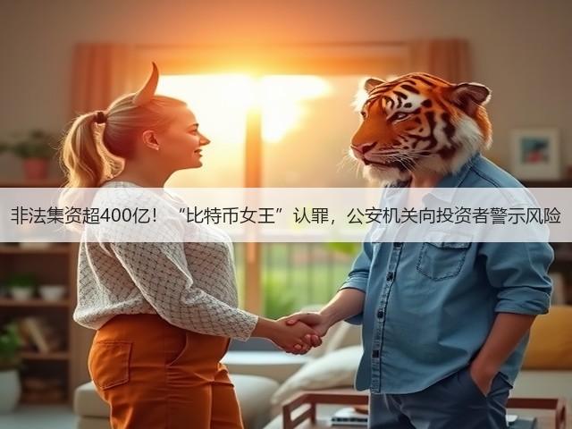 非法集资超400亿！“比特币女王”认罪，公安机关向投资者警示风险(图3)