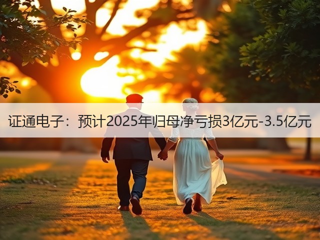证通电子：预计2025年归母净亏损3亿元-3.5亿元(图3)