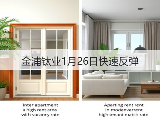金浦钛业1月26日快速反弹(图1) 金浦钛业1月26日快速反弹(图1)