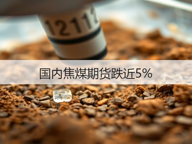 国内焦煤期货跌近5%(图1)