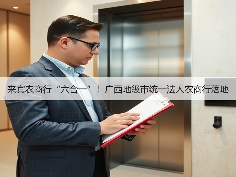 来宾农商行“六合一”！广西地级市统一法人农商行落地