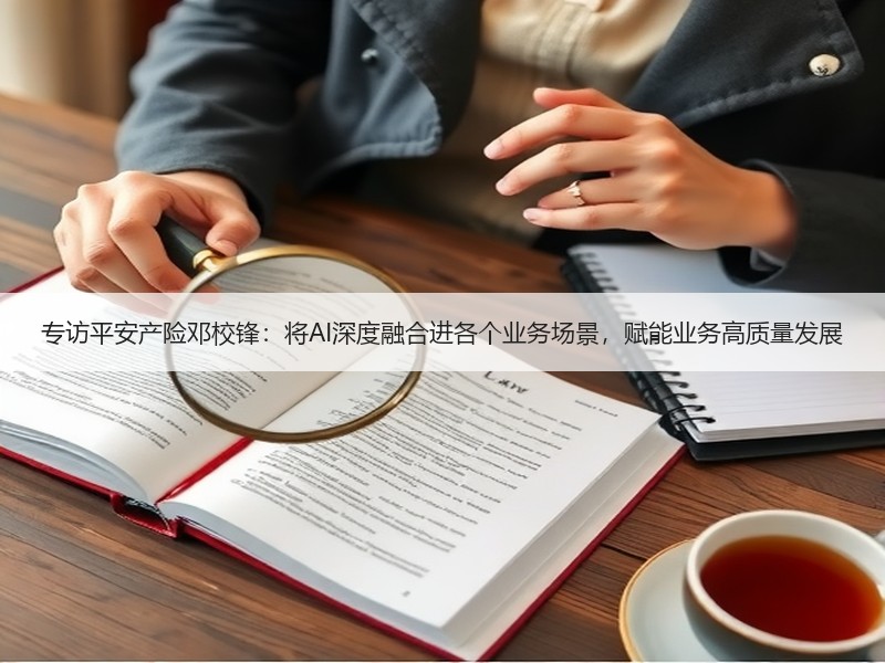 专访平安产险邓校锋：将AI深度融合进各个业务场景，赋能业务高质量发展