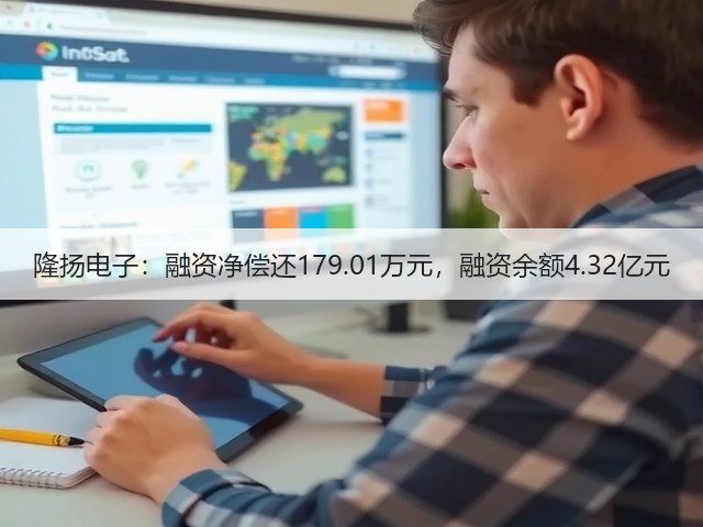 隆扬电子:融资净偿还179.01万元,融资余额4.32亿元(图2) 隆扬电子:融资净偿还179.01万元,融资余额4.32亿元(图2)