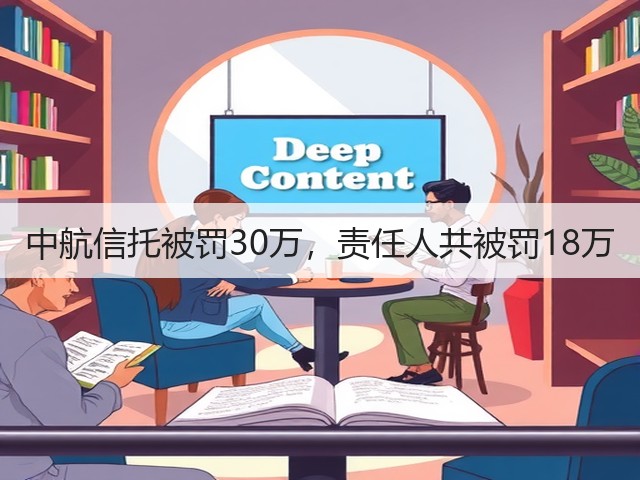 中航信托被罚30万,责任人共被罚18万(图2) 中航信托被罚30万,责任人共被罚18万(图2)
