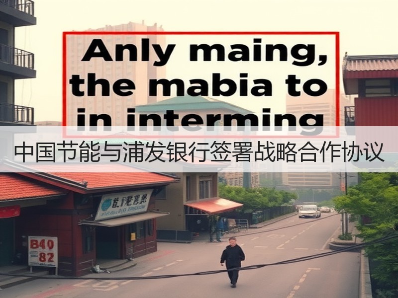 中国节能与浦发银行签署战略合作协议