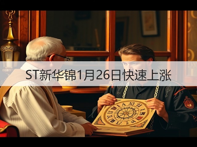 ST新华锦1月26日快速上涨(图2) ST新华锦1月26日快速上涨(图2)