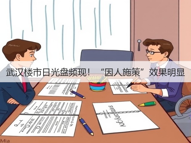 武汉楼市日光盘频现！“因人施策”效果明显(图3)