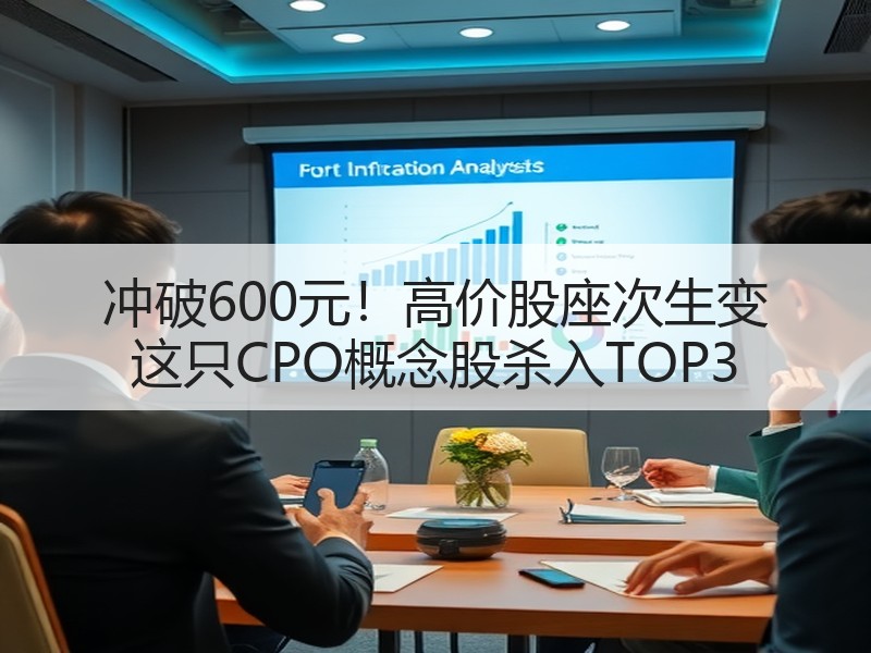 冲破600元！高价股座次生变 这只CPO概念股杀入TOP3