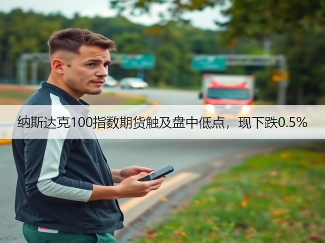 纳斯达克100指数期货触及盘中低点，现下跌0.5%(图1)