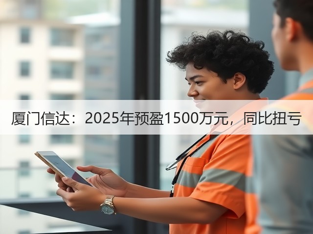 厦门信达:2025年预盈1500万元,同比扭亏(图3) 厦门信达:2025年预盈1500万元,同比扭亏(图3)