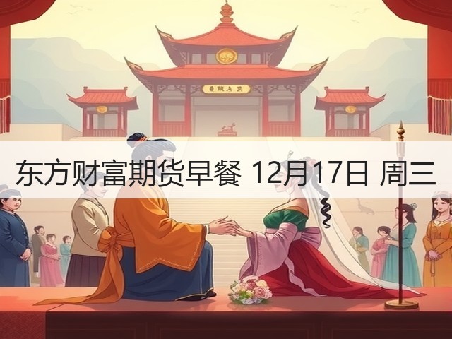 东方财富期货早餐 12月17日 周三(图3) 东方财富期货早餐 12月17日 周三(图3)