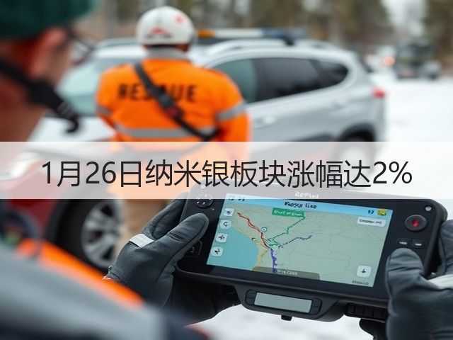 1月26日纳米银板块涨幅达2%(图3)