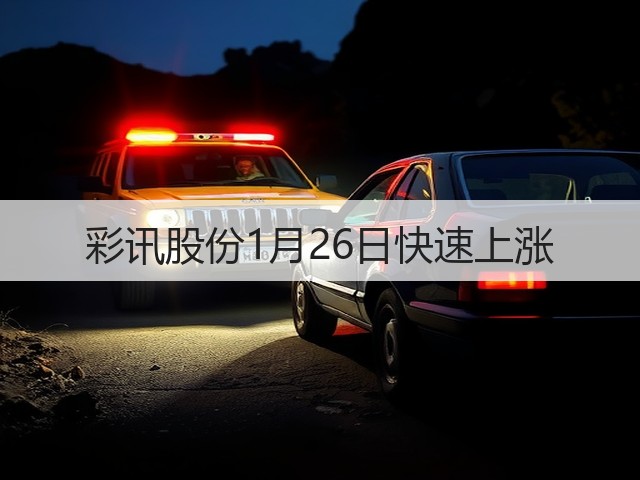 彩讯股份1月26日快速上涨(图2) 彩讯股份1月26日快速上涨(图2)