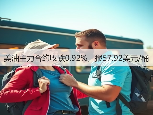 美油主力合约收跌0.92%，报57.92美元/桶(图2)