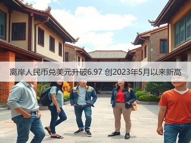 离岸人民币兑美元升破6.97 创2023年5月以来新高(图1)
