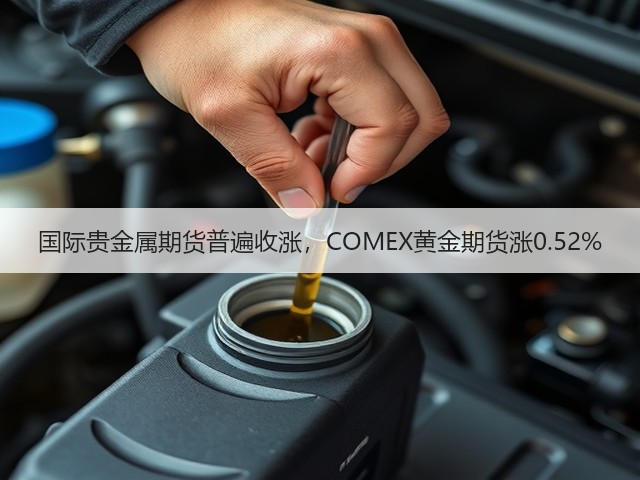 国际贵金属期货普遍收涨，COMEX黄金期货涨0.52%(图1)