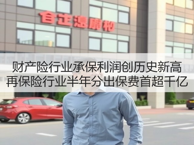 财产险行业承保利润创历史新高 再保险行业半年分出保费首超千亿(图1)