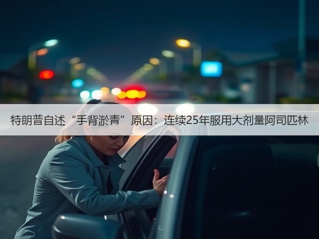 特朗普自述“手背淤青”原因:连续25年服用大剂量阿司匹林(图2) 特朗普自述“手背淤青”原因:连续25年服用大剂量阿司匹林(图2)