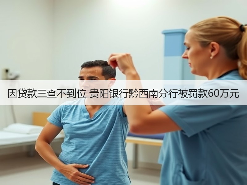 因贷款三查不到位 贵阳银行黔西南分行被罚款60万元