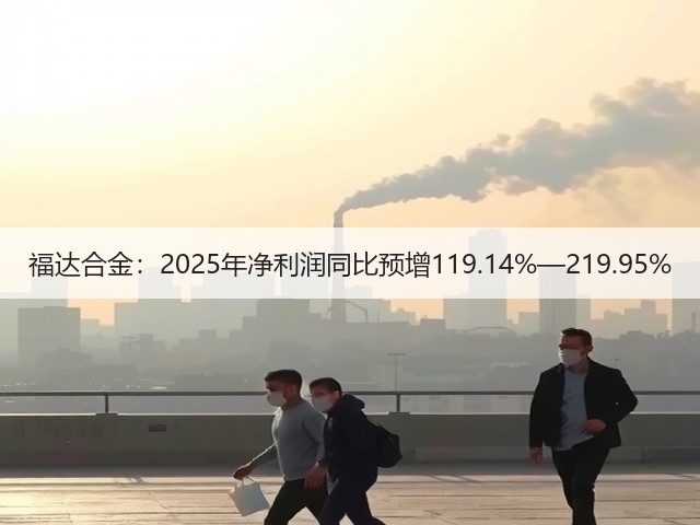 福达合金：2025年净利润同比预增119.14%—219.95%(图1)