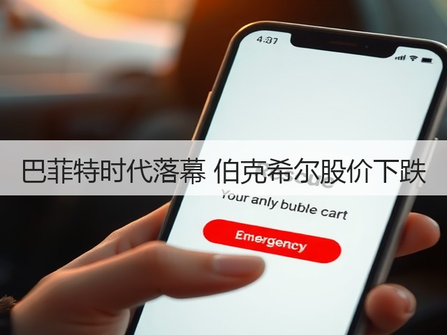 巴菲特时代落幕 伯克希尔股价下跌(图1)