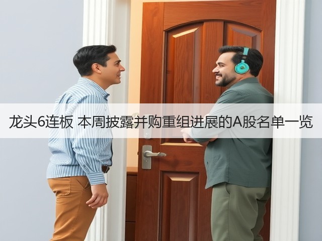 龙头6连板 本周披露并购重组进展的A股名单一览(图1)