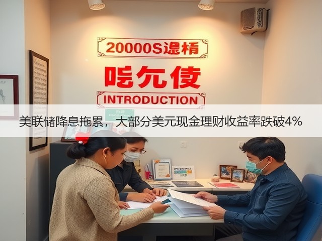 美联储降息拖累，大部分美元现金理财收益率跌破4%(图3)