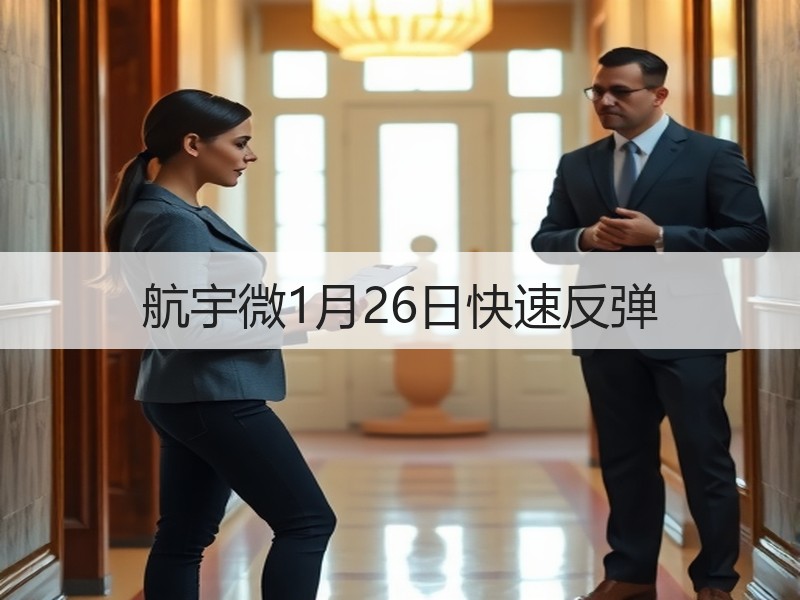 航宇微1月26日快速反弹