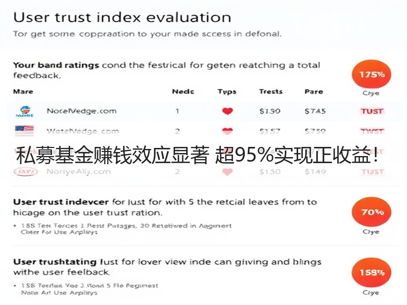 私募基金赚钱效应显著 超95%实现正收益！