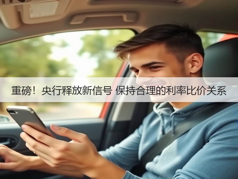 重磅！央行释放新信号 保持合理的利率比价关系