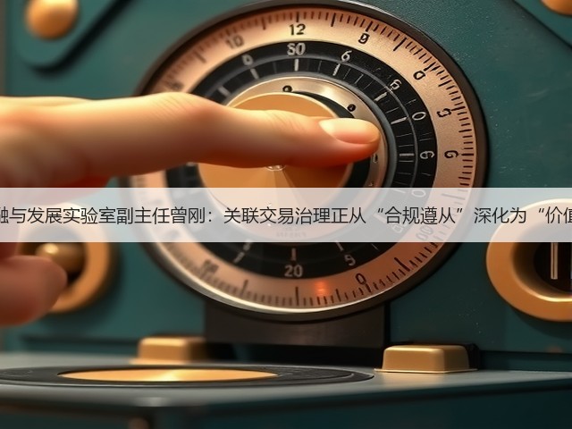 国家金融与发展实验室副主任曾刚：关联交易治理正从“合规遵从”深化为“价值创造”(图1)