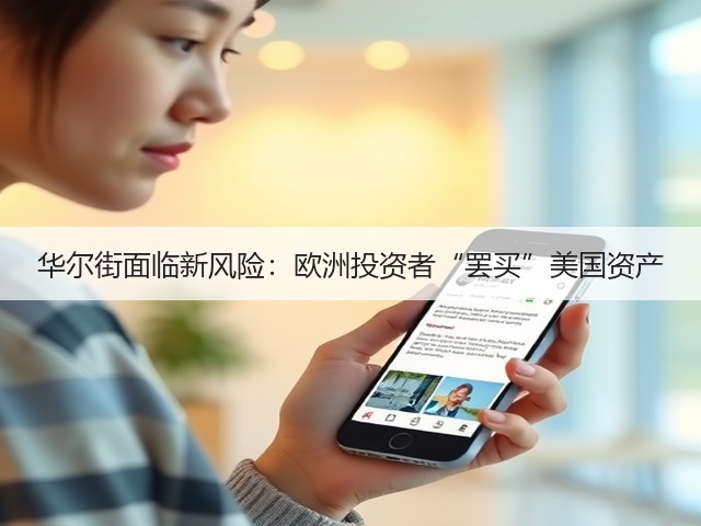华尔街面临新风险:欧洲投资者“罢买”美国资产(图1) 华尔街面临新风险:欧洲投资者“罢买”美国资产(图1)