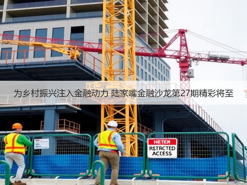 为乡村振兴注入金融动力 陆家嘴金融沙龙第27期精彩将至
