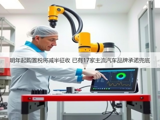 明年起购置税将减半征收 已有17家主流汽车品牌承诺兜底(图1) 明年起购置税将减半征收 已有17家主流汽车品牌承诺兜底(图1)