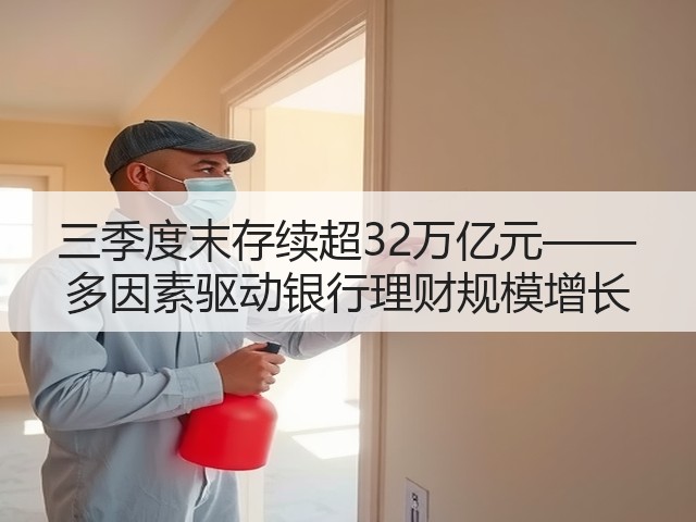 三季度末存续超32万亿元—— 多因素驱动银行理财规模增长(图2) 三季度末存续超32万亿元—— 多因素驱动银行理财规模增长(图2)