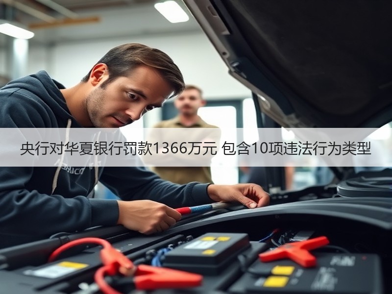 央行对华夏银行罚款1366万元 包含10项违法行为类型