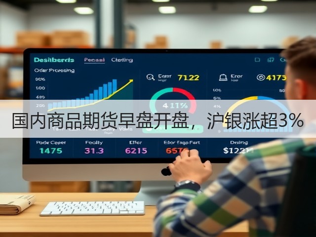 国内商品期货早盘开盘，沪银涨超3%(图2)