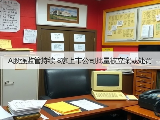 A股强监管持续 8家上市公司批量被立案或处罚(图3) A股强监管持续 8家上市公司批量被立案或处罚(图3)