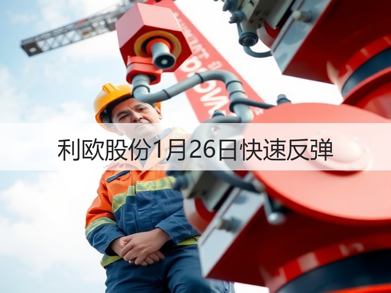 利欧股份1月26日快速反弹