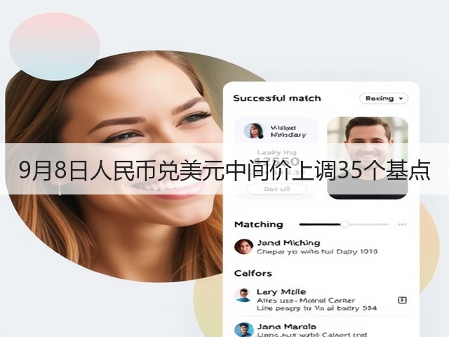 9月8日人民币兑美元中间价上调35个基点(图3) 9月8日人民币兑美元中间价上调35个基点(图3)