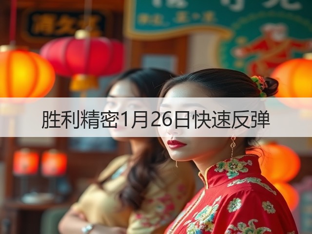 胜利精密1月26日快速反弹(图2) 胜利精密1月26日快速反弹(图2)