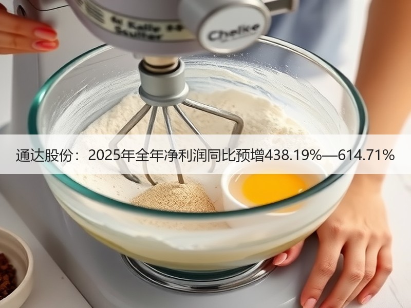 通达股份：2025年全年净利润同比预增438.19%—614.71%