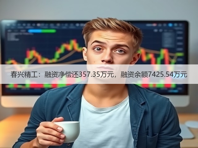 春兴精工:融资净偿还357.35万元,融资余额7425.54万元(图2) 春兴精工:融资净偿还357.35万元,融资余额7425.54万元(图2)