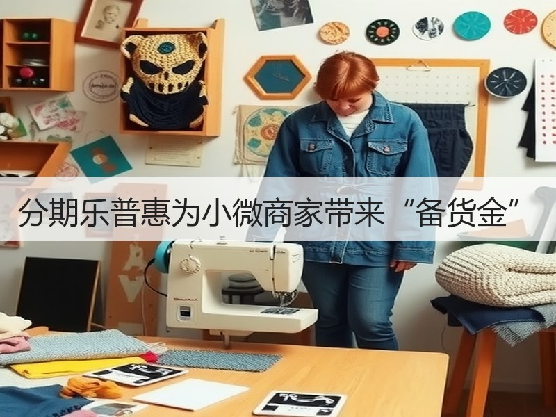 分期乐普惠为小微商家带来“备货金”