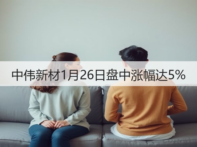 中伟新材1月26日盘中涨幅达5%(图2) 中伟新材1月26日盘中涨幅达5%(图2)